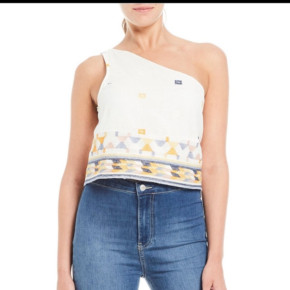 Free People Bali Babe One Shoulder Tank